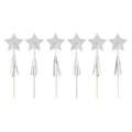 Silver Star -kakkukoristeet 6 kpl