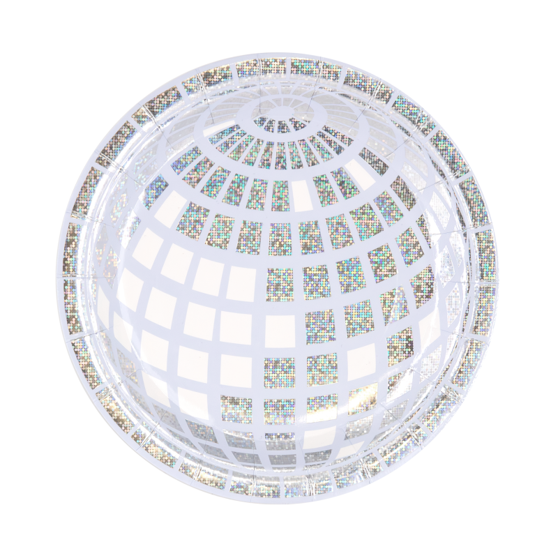 Disco -paperilautaset 18cm 6 kpl