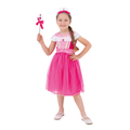 Prinsessa-pinkki mekko – koko S