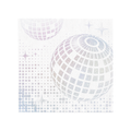 Hopeiset disco-lautasliinat 10 kpl