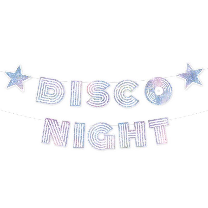 Disco-viirinauha – hopea – 182 × 16 cm