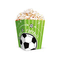 Jalkapallo-popcorn-rasia 12 – 5x8 – 5cm 6 kpl