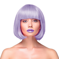 Lyhyt suora peruukki – violetti