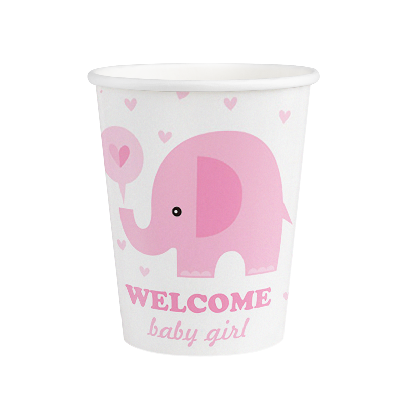Vauvakutsut - Muki Elephant Pink 220ml – 6 kpl