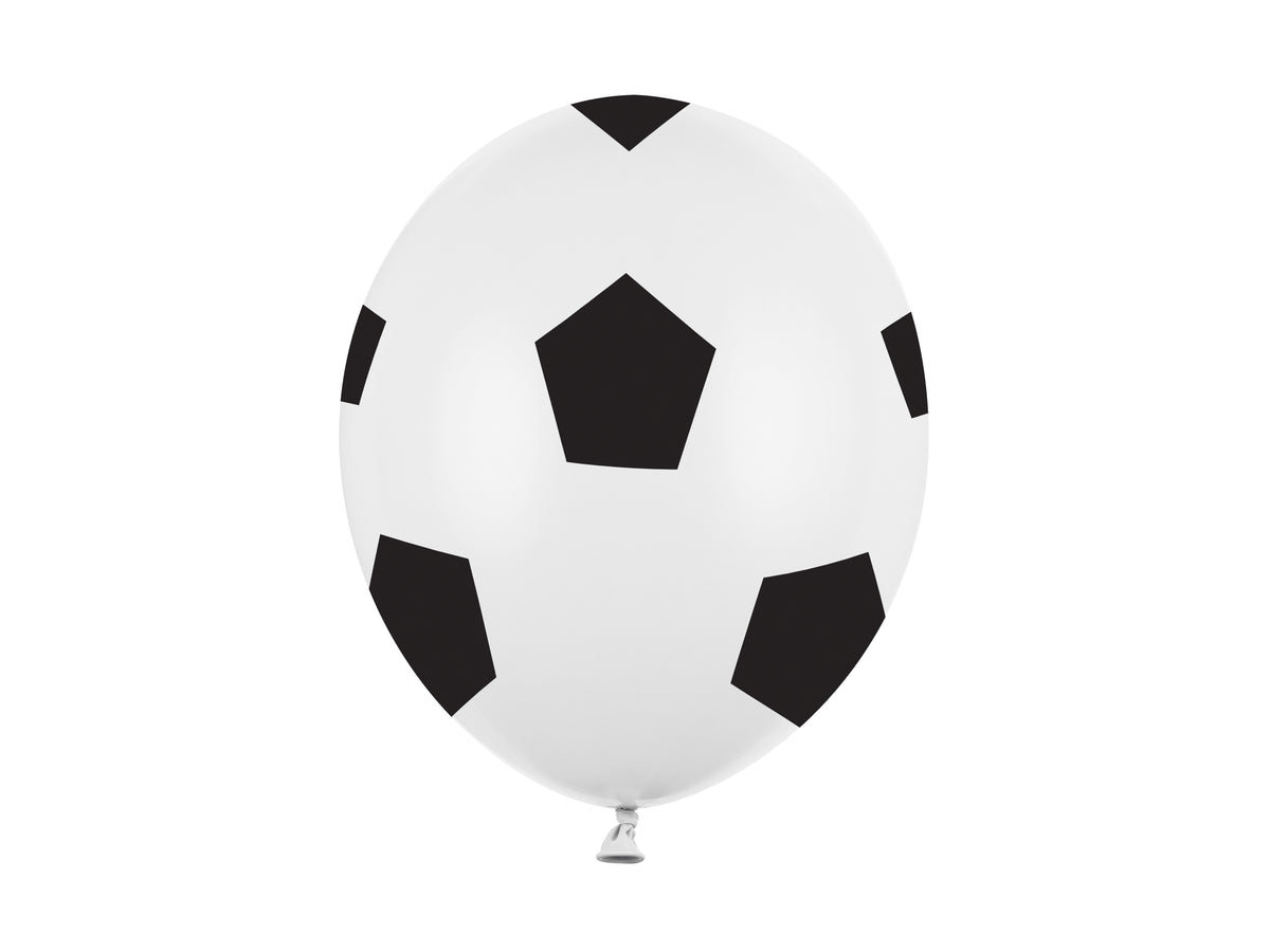 Ilmapallo Jalkapallo – Valkoinen/musta, 30 cm | Pallopajan irtovalikoima