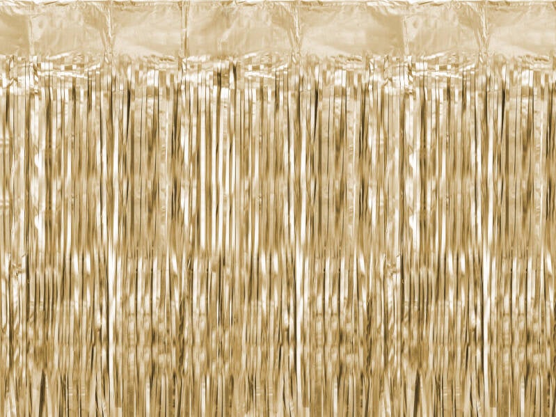 Juhlaverho ylellinen kulta 100 x 200 cm