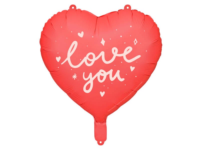 Foliopallo Sydän ″I Love You″ – 45 cm