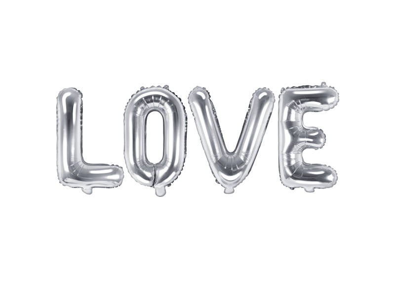 Foliopallo Love – eri värejä – 100x35