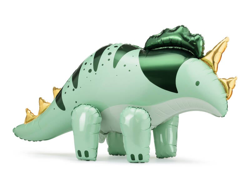 Foliopallo Triceratops – vihreä – 93 x 49 cm