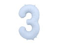 Numerofoliopallo ”3” – 86 cm – Misty blue