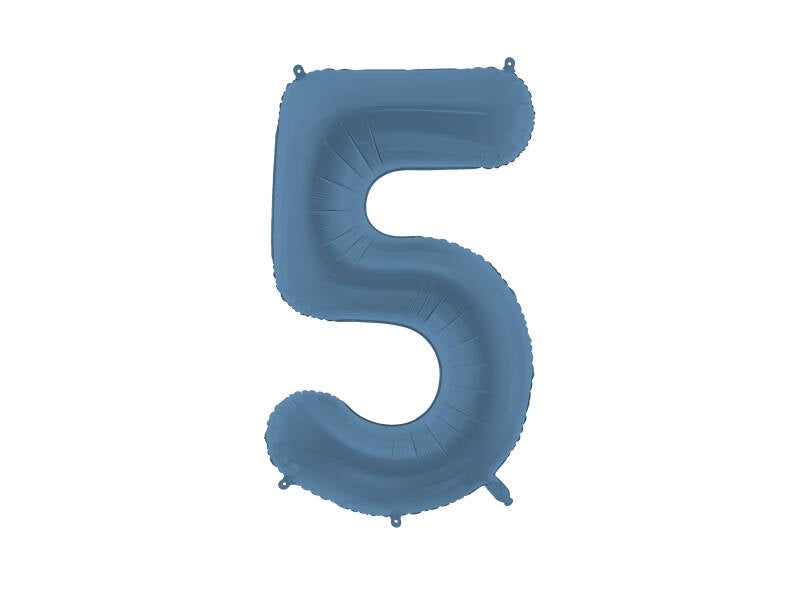 Numerofoliopallo ”5” – 86 cm – tummansininen