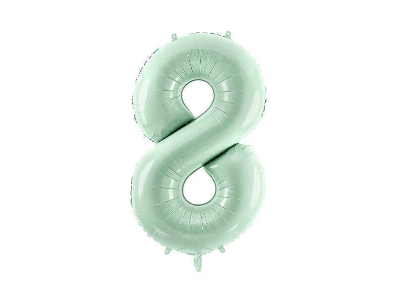 Numerofoliopallo ”8” – 72 cm – vihreä