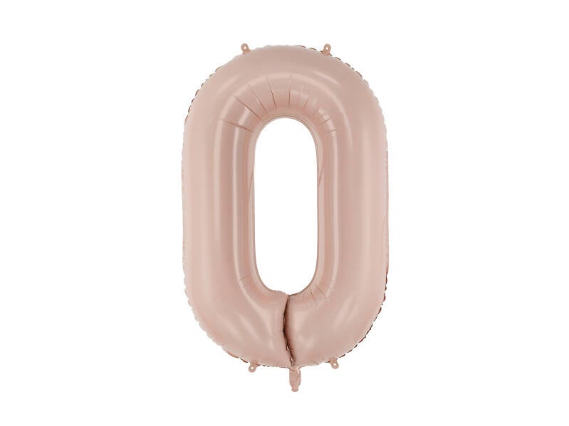 Numerofoliopallo ”0” – 72 cm – tumma beige