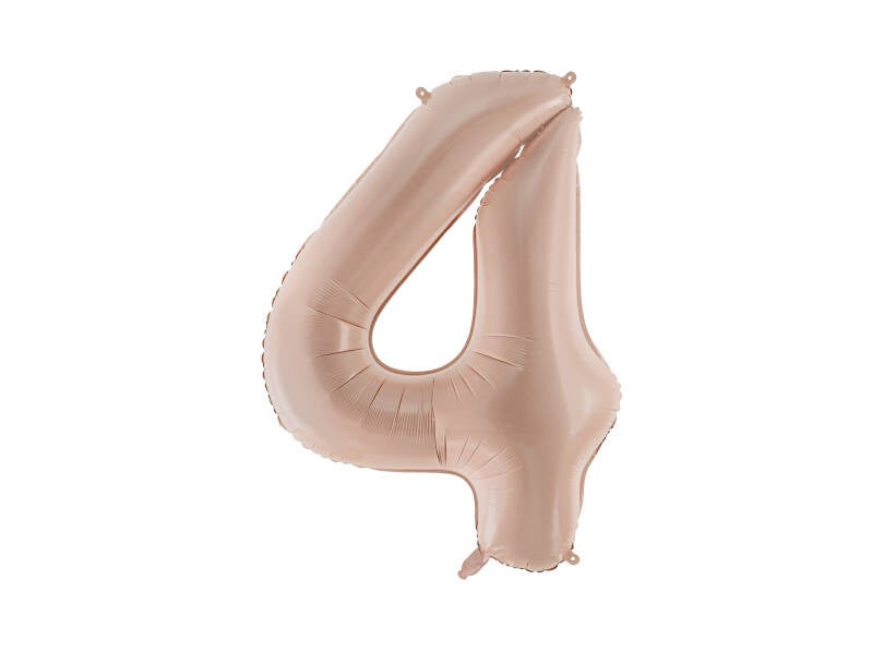 Numerofoliopallo ”4” – 72 cm – tumma beige