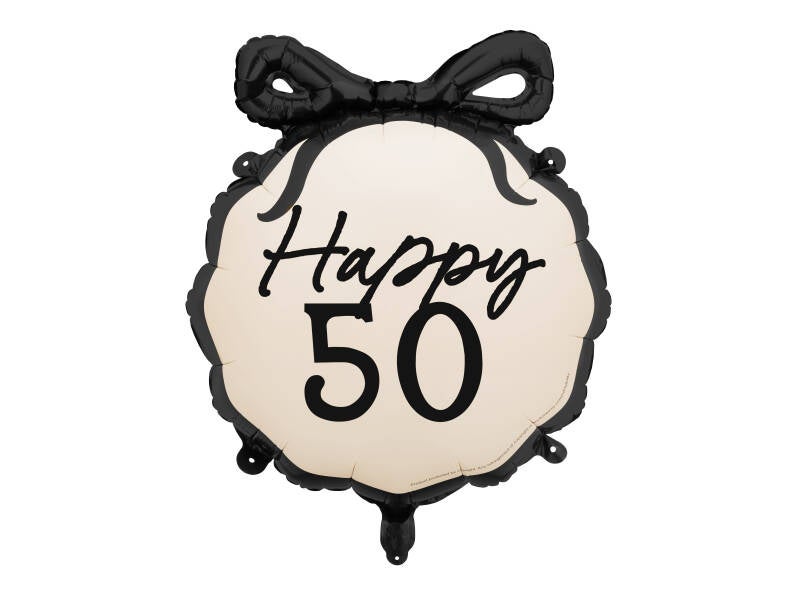Foliopallo Happy 50 – 47 – 5 x 45 cm – värilajitelma