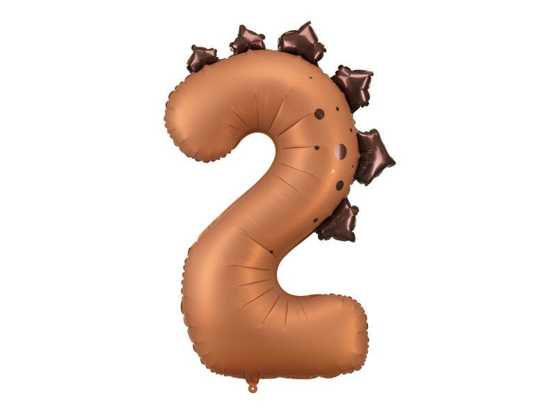 Foliopallo Numero 2 Dino – 92 cm – ruskea