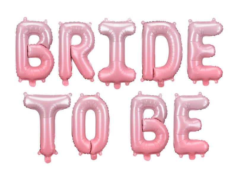 Foliopallo Bride to Be – vaaleanpunainen – 340 x 35 cm