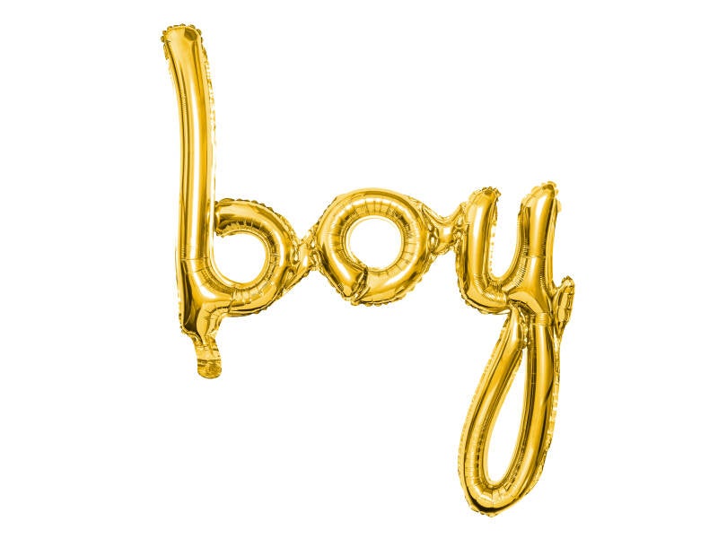 Foliopallo Boy – kulta – 63 – 5 x 74 cm
