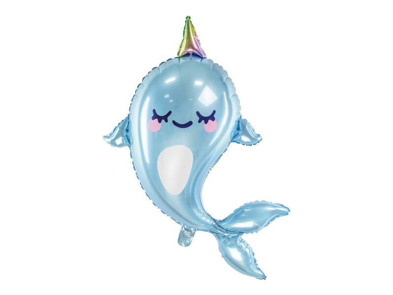 Foliopallo Mermaid Delfin – 53 x 87 cm – värilajitelma