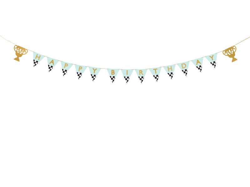 Viirinauha Happy Birthday Trophy Cup – 2 – 5 m – värilajitelma