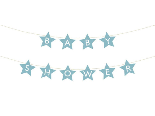 Baby Shower -viiri – vaaleansininen – 290 × 16 – 5 cm