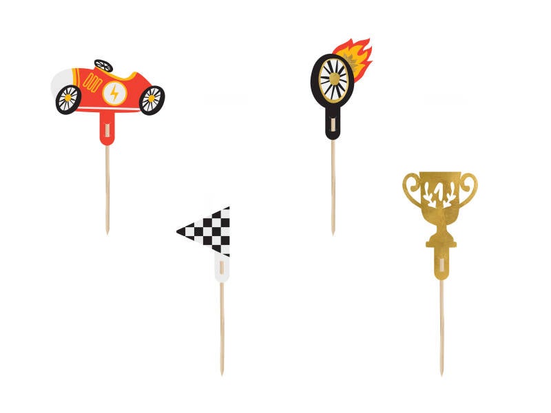 Kakku-koristetikut Cars – 12 cm