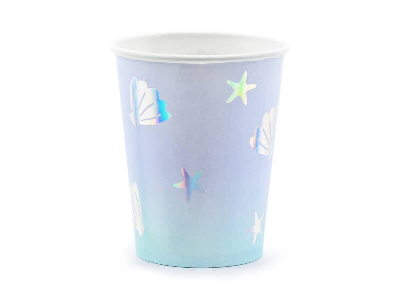Pahvimukit Mermaid – 220 ml – värilajitelma