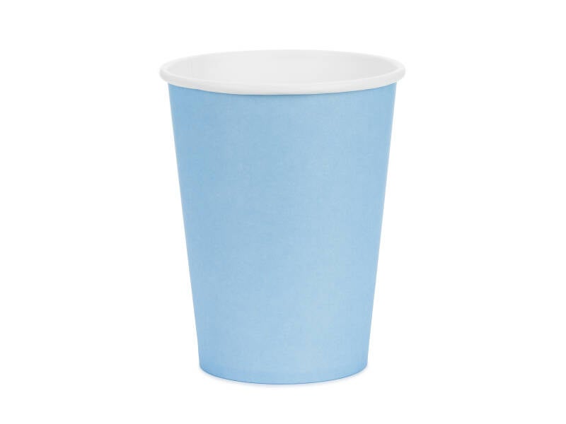 Paperimukit – Vaaleansininen – 250 ml – 6 kpl