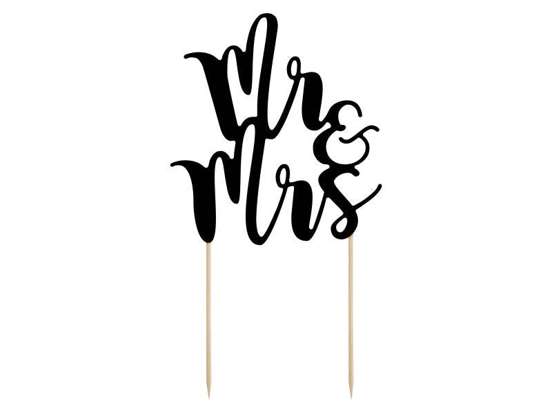 Kakkukoriste ”Mr. & Mrs.” – 25 – 5 cm