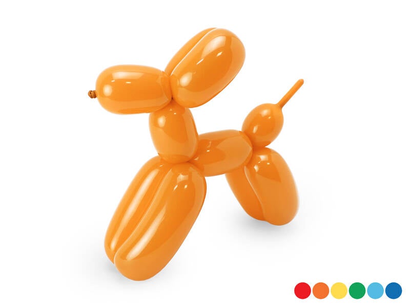 Muotoiluilmapallot pumpulla – Pastellivärimix – 130 cm – 30 kpl