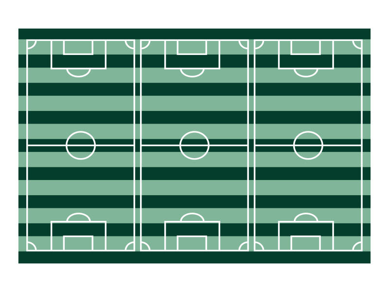 Pöytäliina Football Field – 120 x 180 cm