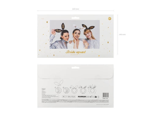 Bride Squad -pannat – värilajitelma – 15 x 29 cm