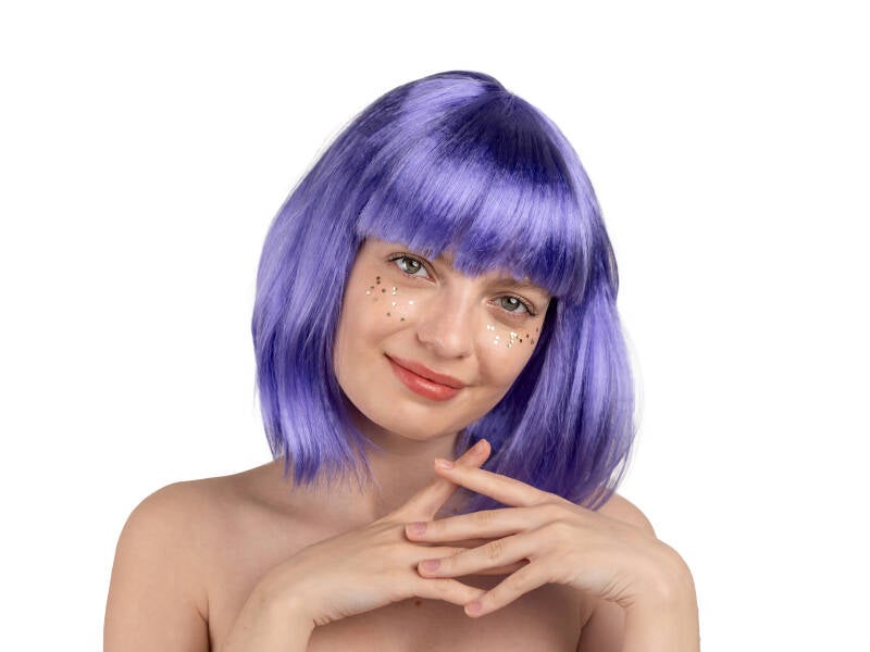 Cleopatra-peruukki – violetti