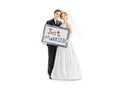 Hääkoriste Just Married 14 – 5 cm