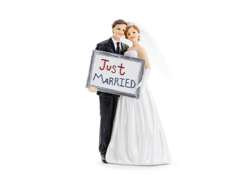 Hääkoriste Just Married 14 – 5 cm