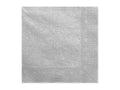 Paperiservetit – Metallinhohtoinen hopea – 33 × 33 cm – 20 kpl