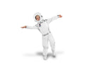 Astronauttiasu – valkoinen – koko 116–128 cm