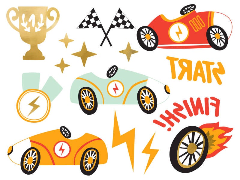 Väliaikaiset tatuoinnit – Autot – 11 kpl
