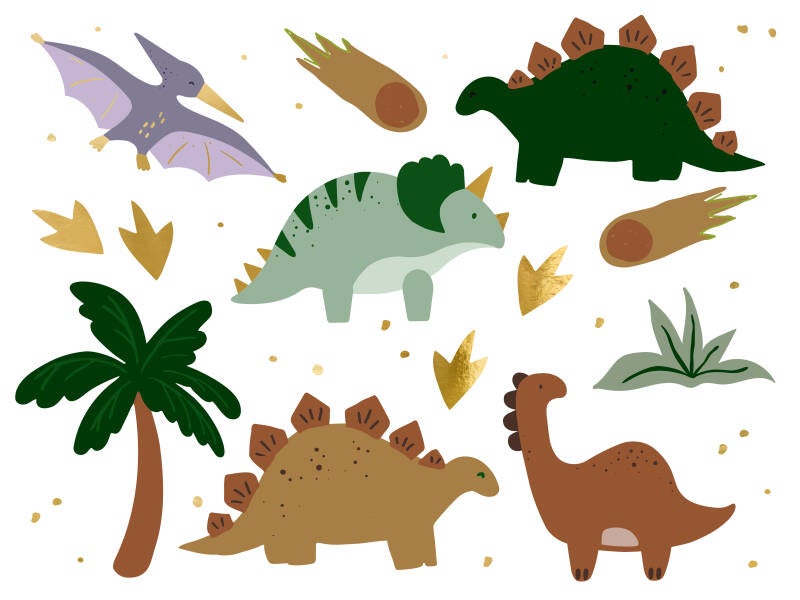 Väliaikaiset tatuoinnit – Dinosaurukset – 13 kpl