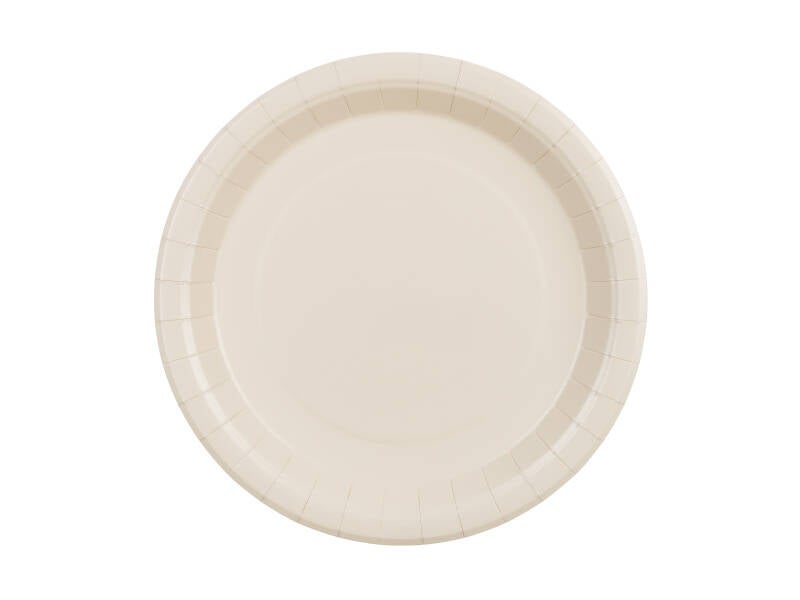 Paperilautaset – beige – 23 cm