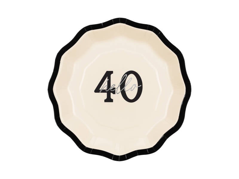 Paperilautaset Hello 40 – 18 cm