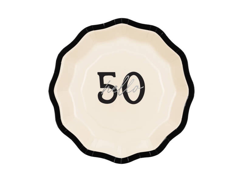 Paperilautaset Hello 50 – 18 cm