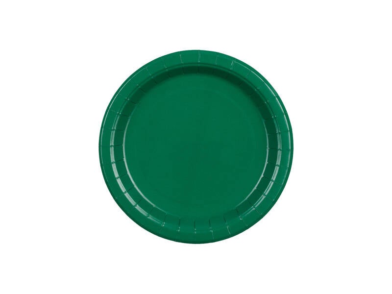 Paperilautaset – Tummanvihreä – 18 cm – 6 kpl