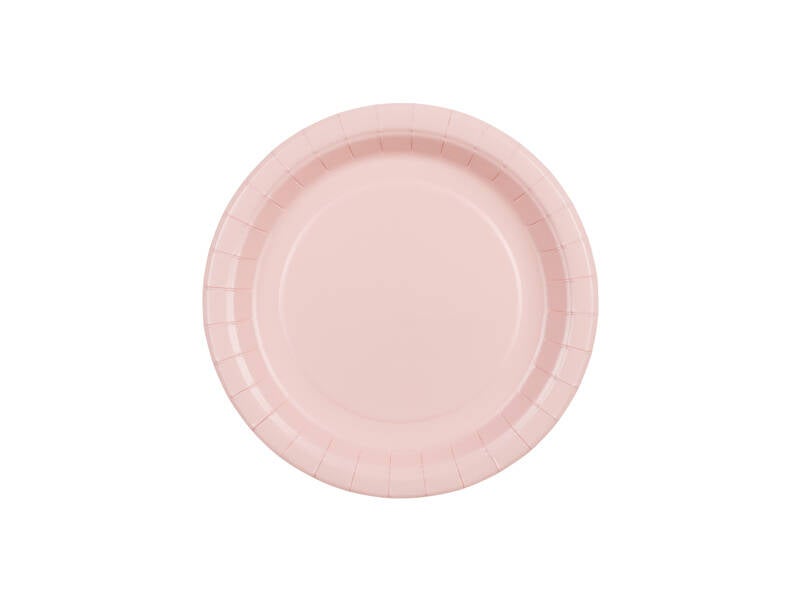 Paperilautaset – Vaaleanpunainen – 18 cm – 6 kpl