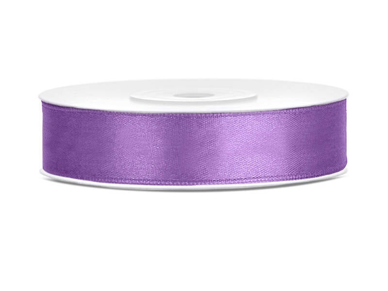Satiininauha – Laventeli – 12 mm × 25 m