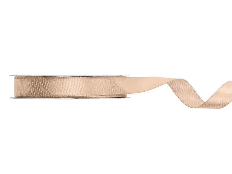 Satiininauha – Persikka – 12 mm × 25 m
