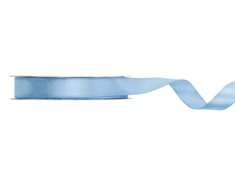 Satiininauha – Usvansininen – 12 mm × 25 m