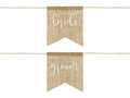 Tuolikyltit Bride/Groom - Juutti